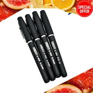 (4pcs) Pen Hitam 0.5mm, Pen Hitam Gel 0.5mm, Black Gel Pen 0.5mm