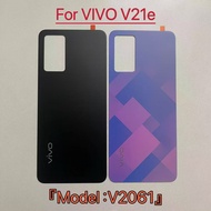 New For Vivo V21e Back Glass Battery Cover  For vivo v21e Rear Door Housing Case