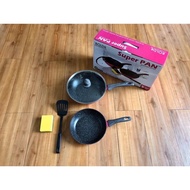 Super Pan Bolde 26cm Wok + glass lid, 22cm Fry Pan