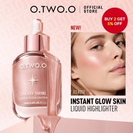 O.TWO.O,,,。  O.TWO.O Cecair Penyeri Kilauan Kulit Tahan Lama Makeup Muka