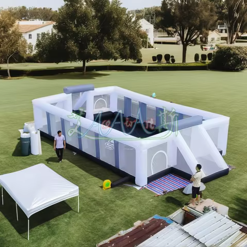 Sports Inflatable Arena Custom Inflatable Soccer Field With Cover Inflatable Football Pitch Football