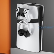 For PS5/PS5 Slim/PS5 Pro Console Wall Mount Storage Hook Set Controller Headset Hanger Controller He