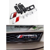 Logo TRD 3D Metal Grille Emblem Car Styling Toyota  Vios Ncp93 Dugong Belta / Camry / Altis / Hilux 