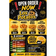 Potato wedges from Los Potato’s
