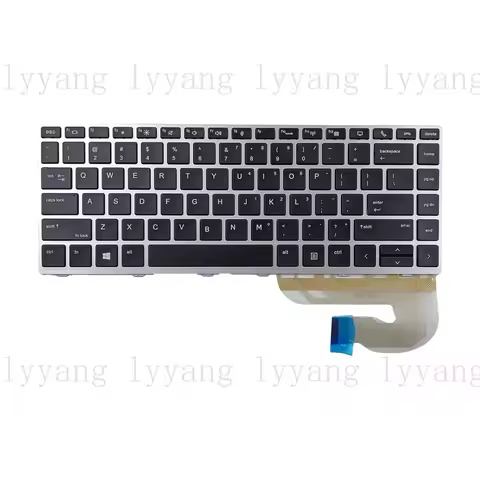f New US Keyboard Backlit for HP Elitebook 840 G5 840 G6 745 G5 G6 ZBook 14u G5 G6