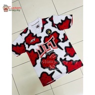 Jtt Home Jersey Retro Collar Red 2024 Malaysia Football Jersi Jtt Jersey Polo Shirt / Jersey Jtt Red