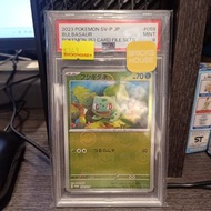 (黃埔聚寶坊B1b號舖門市現貨) Pokemon TCG 寶可夢卡牌 PSA 9 151 Card File Sets Bulbasaur 奇異種子 059/SV-P 波閃 Pokeball Reve
