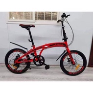 TRINX FOLDING BIKE - Red