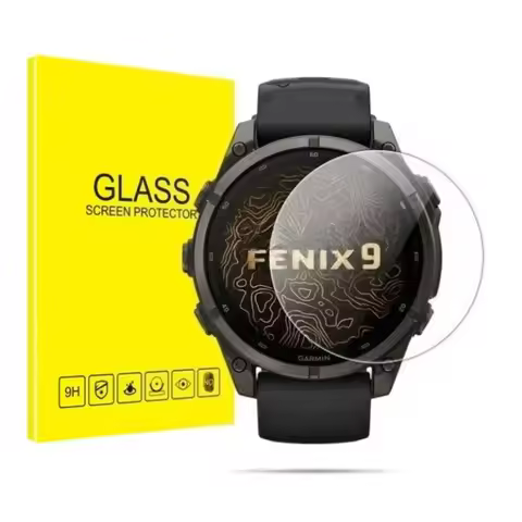 For Garmin Fenix 9 Pro 51/47/43MM HD Tempered Glass Screen Protector for GARMIN Fenix9 Fenix9Pro Sma
