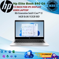 HP ELITEBOOK 840 G6 INTEL CORE I5-8365U(8THGEN)16GB RAM/512SSD/WINDOW 11 PRO USED BUSINESS LAPTOP