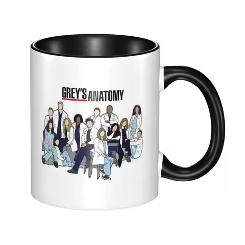 Greys Anatomy Seasons Mug Funny Ceramic Coffee Cups Tea Mugs Milk Cup Drinkware Gift for Woman Man