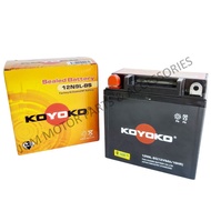 【KOYOKO】12N9L-BS SEALED Motorcycle Battery Bateri Motor YAMAHA/HONDA/MODENAS/SUZUKI/KAWASAKI