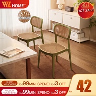 Meja Makan 4 Kerusi Dining Chair Rattan Chair Balcony Chair Plastic Chair Nordic Restaurant Chair Ke