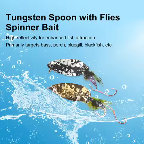 Metal Spoon Flies Spinner Spoon 45mm 2.6g Artificial Bass Metal Jig Lure Trout Chub Perch Salmon Wob