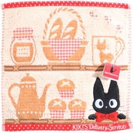 日本精品 宮崎駿 魔女宅急便 Kiki's Delivery Service Cat 黑貓 柔軟手巾 毛巾 Face & Hand Towel Handkerchief - 麵包架