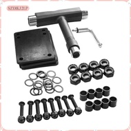 [szxmkj2lp] Skateboard Trucks and Wheels Set Longboard T Tool Repair Skateboard Tool for Skateboard 