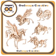 DIY Legendary Animal 3D Wooden Puzzle