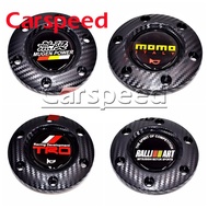 ๑Mugen#MOMO#TRD#NARDI#RALLIART#OMP Car Styling Racing Car Steering Wheel Horn Button Speaker Control