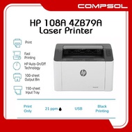 HP Laser 108A 4ZB79A/ 107A 4ZB77A Print Monochrome Black