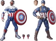 漫威  Marvel Legends 新舊美國隊長 Captain America 雙人組 6吋 全新 雙頭雕
