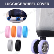 8PCS Luggage Wheel Protector Silicone Suitcase Luggage Wheel Rubber Protector Reduce Wheels