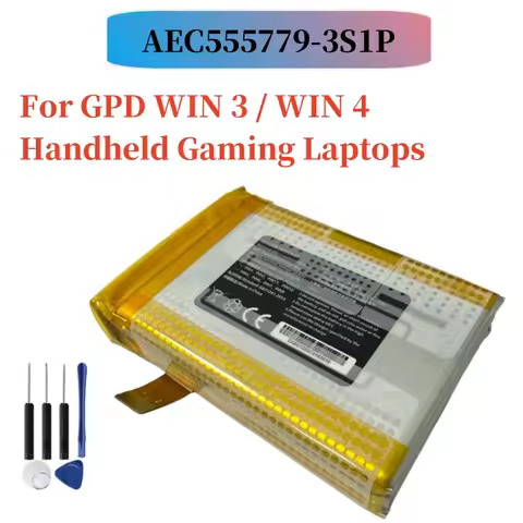 NEW Original AEC555779-3S1P Battery For GPD WIN3 WIN 3 / WIN 4 Handheld Gaming Laptops +free tools