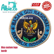 logo bordir BGN/LOGO SPPG BGN/bet BGN /bet SPPG bordir