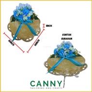 1PCS 3PCS 5PCS GABUS BULAT DULANG HANTARAN SIAP GUBAHAN / HANTARAN PERKHAWINAN / MAJLIS BERTUNANG /