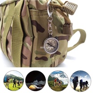 【MT】 Compass Keychain Orienteering Compass Hiking Backpacking Mini Survival Compass