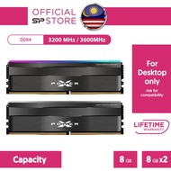 Silicon Power RGB DDR4 Desktop RAM Memory 8GB/8GBx2/16GBx2 3200/3600Mhz U-DIMM XPOWER Zenith Gaming