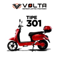 Sepeda Motor Listrik Volta 301 Bisa Mundur 650W 48V 12Ah