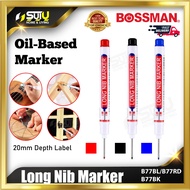 BOSSMAN B77BL B77RD B77BK Long Nib Marker