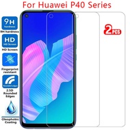 protective tempered glass for huawei p40 lite e 5g screen protector on p 40 40p light p40lite safety film huawey huwei hawei 9h
