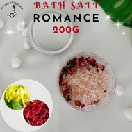 200g Romance Bath Salt Body / Foot Soak / Scrub/ Rendam Kaki | Himalayan Pink Salt | Epsom Salt | Essential Oil gift