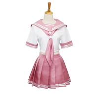 Fgo Fate Grand Order Fate Apocrypha astolfo Trang Phục Cosplay đồng phục nữ sinh JK váy màu hồng dễ