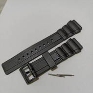 HITAM Casio W-800M W800M W 800M W 800M W 800 M WATCH STRAP BLACK FREE 2 PEN