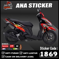 1869 Sticker decal vario 125 techno fullbody - decal vario techno 125 techno