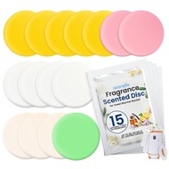 SereneLife Scented Discs - Set of 15 Long-Lasting Fragrances, Ideal for Towel Warmers & Air Freshene