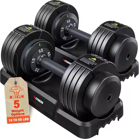 Adjustable Dumbbells Set of 2 1 Hand Adjustable Weights Dumbbells Set 5 in 1 10 in 1 Free Dumbbell w