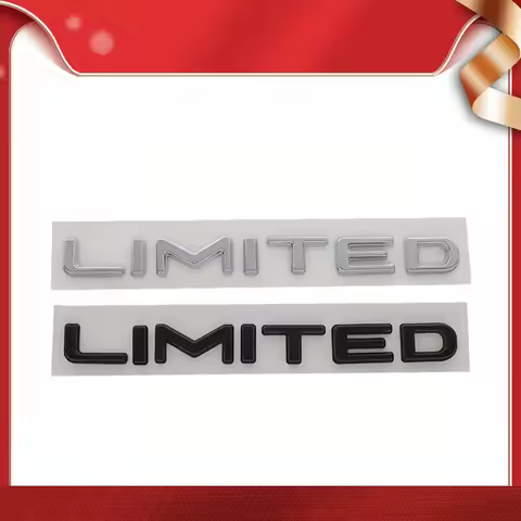 3D Premium ABS Car Sticker LIMITED Letters Emblem Decal For Wrangler Tj Jk Jl Commander Renegade Lib