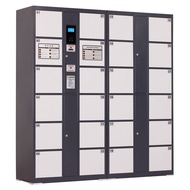 Electronic Bag Storage Cabinet WeChat Barcode Fingerprint Locker Storage Cabinet Metal Intelligent S