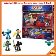 Moose Akedo Ultimate Arcade Warriors - Warrior Collector 4 Pack Mini Battling Action Figures 14245 - 14246
