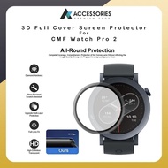 3D Full Cover Screen Protector Film For CMF Watch Pro 2 Smart Watch Accessories