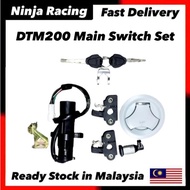 DEMAK DTM 200 DTM200 MAIN SWITCH  FULL SET IGNITION SWITCH KEY SET SUIS KUNCI COMPLETE SET 60080-7D4