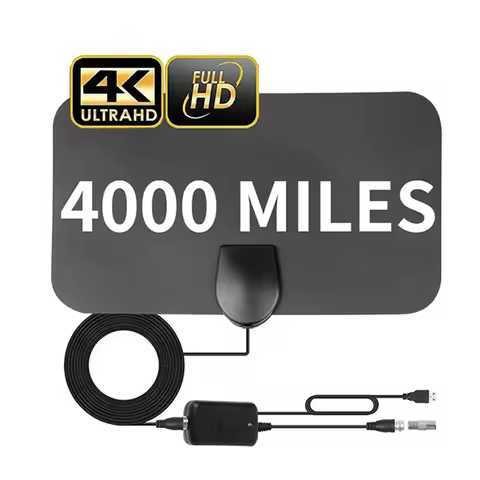 8K 4K TV Antenna For Global Digital TV 1080P 25DB High Gain Booster HD For RV outdoor Car antenna In