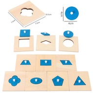 Learning & Education Toys Kids Montessori Set Math Learning Number Geometry Wooden Toy Fractional Co