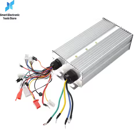 48V 60V 72V 84V 3000W Double Row 18 Tube Brushless Controller for BLDC Motor/Electric Bike/Ebike/Tri