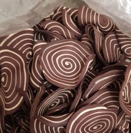 Kerepek Keropok Kuping Telinga Coklat 400g Murah Sedap Rangup Viral Gajah