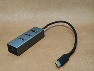 包本地平郵 真USB 3.0 Type-C 4-in-1 Hub - USB-C to 4 x USB 3.0 A  拓展器 擴展埠 Ports Extension for MacBook Pro A