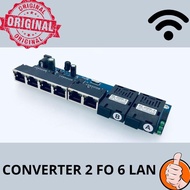 CONVERTER 2 FO 6 LAN PCB 10/100MBPS